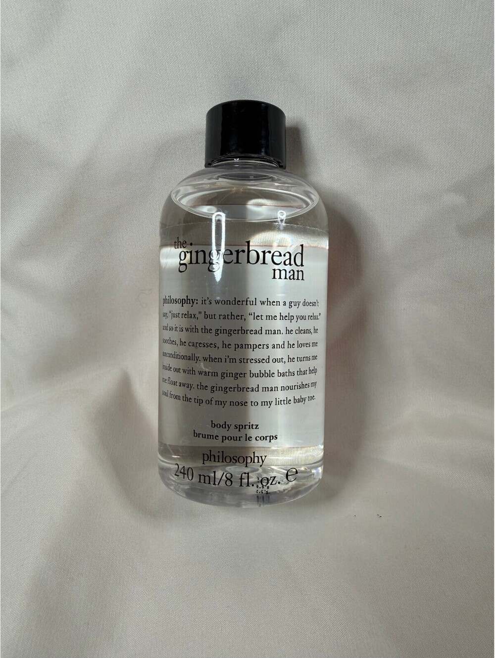 philosophy the gingerbread man body spritz 240 ml / 8 fl. oz.